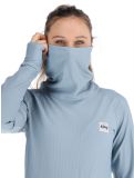 Vignette Eivy, Icecold Gaiter Rib chemise thermo femmes Faded Fog bleu 