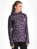 Vignette Eivy, Icecold Hood chemise thermo femmes Purple Cheetah noir, violet 