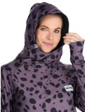 Vignette Eivy, Icecold Hood chemise thermo femmes Purple Cheetah noir, violet 