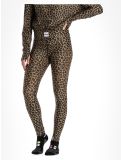 Vignette Eivy, Icecold Tights pantalon thermique femmes Leopard brun 