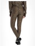 Vignette Eivy, Icecold Tights pantalon thermique femmes Leopard brun 