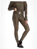 Vignette Eivy, Icecold Tights pantalon thermique femmes Leopard brun 