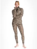 Vignette Eivy, Icecold Zip pull de ski femmes Zebra brun 