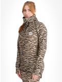 Vignette Eivy, Icecold Zip pull de ski femmes Zebra brun 