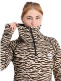 Vignette Eivy, Icecold Zip pull de ski femmes Zebra brun 