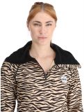 Vignette Eivy, Icecold Zip pull de ski femmes Zebra brun 