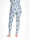 Vignette Eivy, Pocket pantalon thermique femmes Blue Flower blanc, bleu 