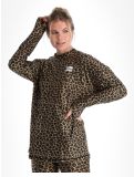 Vignette Eivy, Venture pull de ski femmes Leopard brun 