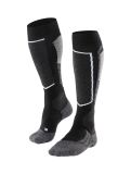 Vignette Falke, SK2 Intermediate chaussettes de ski hommes Black Mix gris, noir 