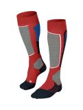 Vignette Falke, SK2 Intermediate chaussettes de ski hommes Tangerine rouge 