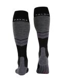 Vignette Falke, SK4 Advanced chaussettes de ski femmes Black Mix gris, noir 