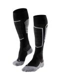 Vignette Falke, SK4 Advanced chaussettes de ski hommes Black Mix gris, noir 