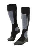 Vignette Falke, SK6 Pro chaussettes de ski hommes Black Mix gris, noir 