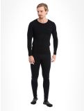 Vignette Falke, Longsleeved Shirt Tight chemise thermo hommes Black noir 