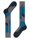 Vignette Falke, SK4 Advanced chaussettes de ski hommes M. Grey Melange bleu 