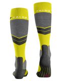 Vignette Falke, SK4 Advanced chaussettes de ski hommes Sulfur jaune 