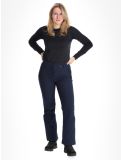 Vignette Frechen pantalon de ski en softshell modèle court femmes Dark Blue bleu 