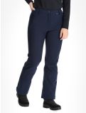 Vignette Frechen pantalon de ski en softshell modèle court femmes Dark Blue bleu 