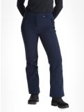 Vignette Frechen pantalon de ski en softshell modèle court femmes Dark Blue bleu 