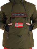 Vignette Geographical Norway, Benyamine veste de ski hommes Kaki vert 