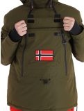 Vignette Geographical Norway, Benyamine veste de ski hommes Kaki vert 