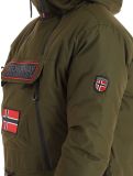 Vignette Geographical Norway, Benyamine veste de ski hommes Kaki vert 