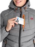 Vignette Geographical Norway, Bolchevic veste de ski hommes Light Grey gris 