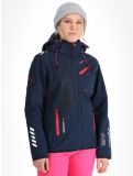 Vignette Geographical Norway, Reine veste de ski softshell femmes Navy / Pink bleu, rose 