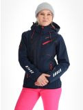 Vignette Geographical Norway, Reine veste de ski softshell femmes Navy / Pink bleu, rose 