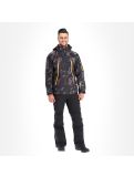 Vignette Geographical Norway, Torry Men Camo 007 veste de ski softshell hommes noir, orange 