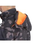 Vignette Geographical Norway, Torry Men Camo 007 veste de ski softshell hommes noir, orange 