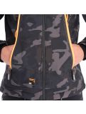 Vignette Geographical Norway, Torry Men Camo 007 veste de ski softshell hommes noir, orange 