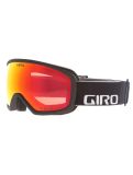 Vignette Giro, Ringo lunettes de ski unisexe Black Wordmark - VIVID EMBER noir 