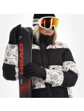 Vignette Head, Ashley veste de ski femmes legacy print ivory blanc 