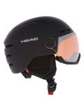 Vignette Head, Knight casque de ski avec visière unisexe Black noir 