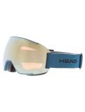 Vignette Head, Magnify 5K lunettes de ski objectif supplémentaire unisexe Gold / Petrol bleu, Or 