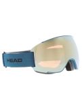 Vignette Head, Magnify 5K lunettes de ski objectif supplémentaire unisexe Gold / Petrol bleu, Or 