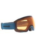 Vignette Head, Magnify 5K lunettes de ski objectif supplémentaire unisexe Gold / Petrol bleu, Or 