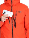 Vignette Helly Hansen, Alpha 3L Long Shell veste de ski à coque dure hommes Cherry Tomato orange 