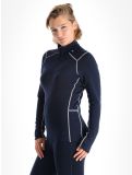 Vignette Helly Hansen, W Lifa Merino Midweight 1/2 Zip pull de ski femmes Navy bleu 