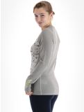 Vignette Helly Hansen, Lifa Merino Midweight Graphic chemise thermo femmes Terrazzo Granite gris 