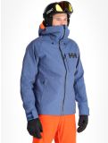 Vignette Helly Hansen, Powderface veste de ski hommes Deep Fjord bleu 