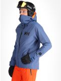 Vignette Helly Hansen, Powderface veste de ski hommes Deep Fjord bleu 