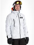 Vignette Helly Hansen, Sogn Shell 2.0 veste de ski à coque dure hommes Grey Fog Snow Camo AOP blanc, gris 