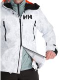 Vignette Helly Hansen, Sogn Shell 2.0 veste de ski à coque dure hommes Grey Fog Snow Camo AOP blanc, gris 