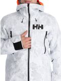 Vignette Helly Hansen, Sogn Shell 2.0 veste de ski à coque dure hommes Grey Fog Snow Camo AOP blanc, gris 