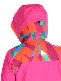 Vignette Helly Hansen, W Powchaser 2.0 veste de ski femmes JPB AOP multicolore, rose 