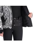 Vignette High Society, Elea veste de ski femmes paisley print noir 