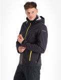 Vignette Icepeak, Biggs veste de ski softshell hommes anthracite gris 