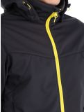 Vignette Icepeak, Biggs veste de ski softshell hommes anthracite gris 